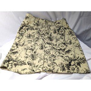 New York City Design Co. Tan Floral Print Pencil Skirt Size 14